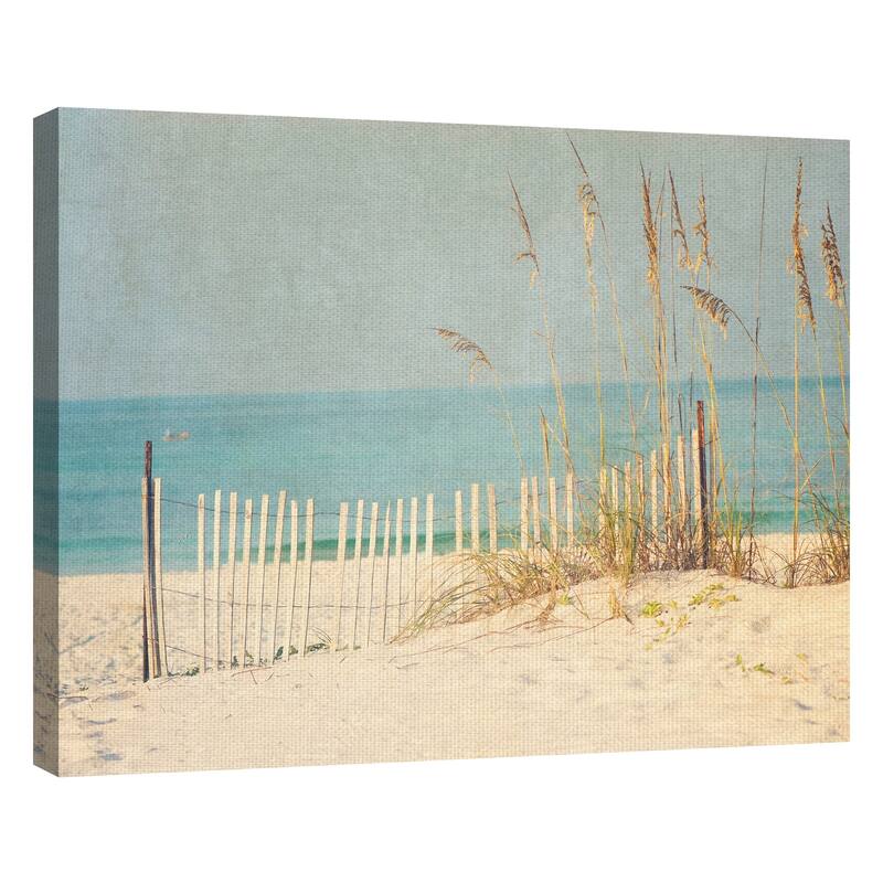 Masterpiece Art Gallery At the Beach by Kristen Naugle Canvas Art Print