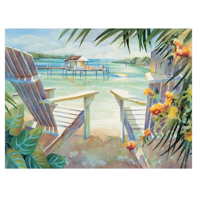 Masterpiece Art Gallery Lazy Beach Daze I by Kathleen Denis Canvas Art Print