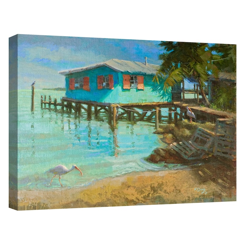 Masterpiece Art Gallery Waterfront Beach View By Kathleen Denis Canvas Art Print