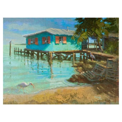 Masterpiece Art Gallery Waterfront Beach View By Kathleen Denis Canvas Art Print