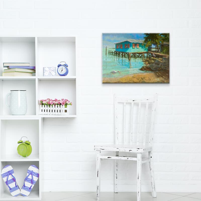 Masterpiece Art Gallery Waterfront Beach View By Kathleen Denis Canvas Art Print