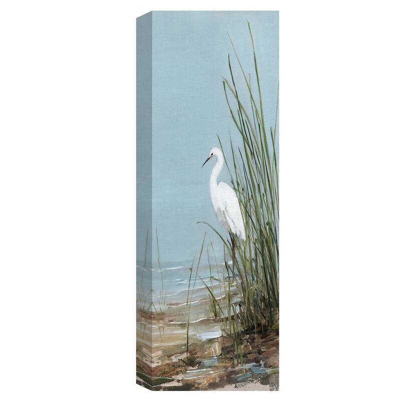 Masterpiece Art Gallery White Shorebird I & II by Sally Swatland Canvas Art Set of 2