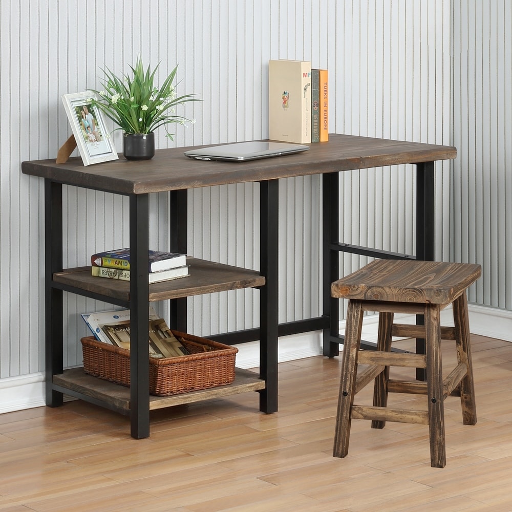 maple desk with drawers