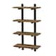 Carbon Loft Lawrence Metal and Solid Wood Bath Natural 36-inch Wall Shelf