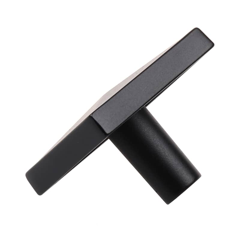 GlideRite 1.25-inch Matte Black Classic Pyramid Cabinet Knobs (Pack of 25)