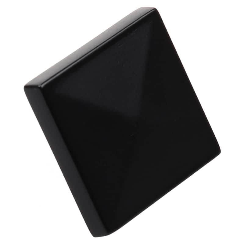 GlideRite 1.25-inch Matte Black Classic Pyramid Cabinet Knobs (Pack of 25)