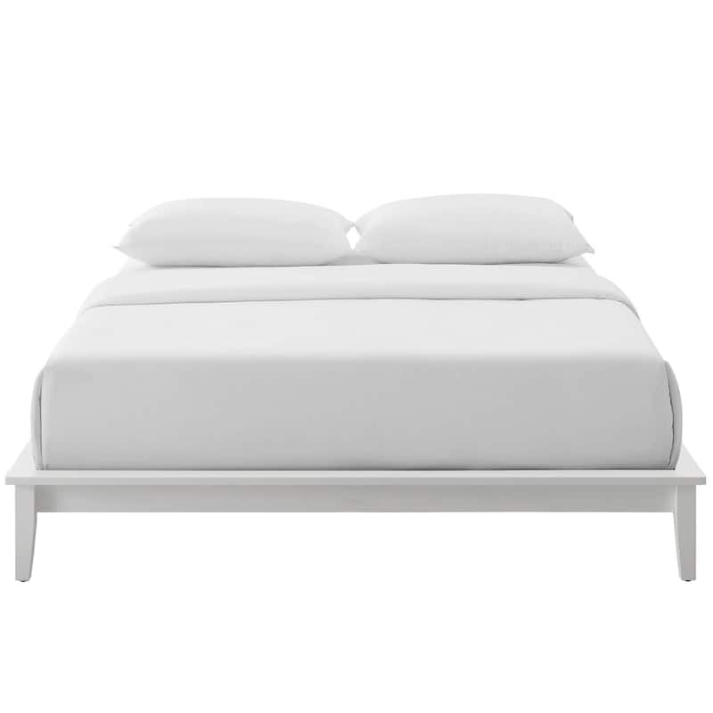 Lodge King Wood Platform Bed Frame
