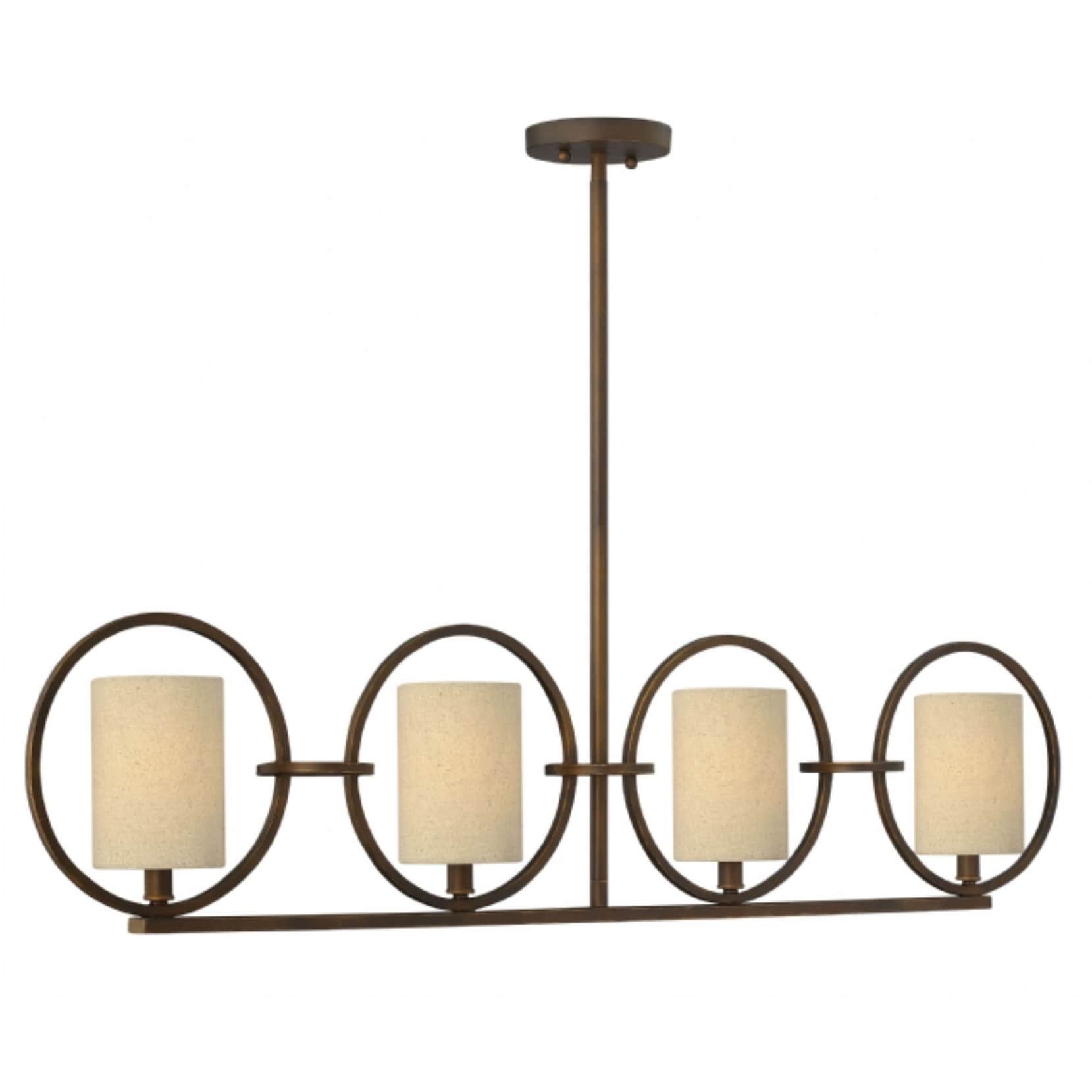 Fredrick Ramond Pandora 4-Light Chandelier in Brushed Cinnamon - Chandeliers For Bedrooms by Overstock.com