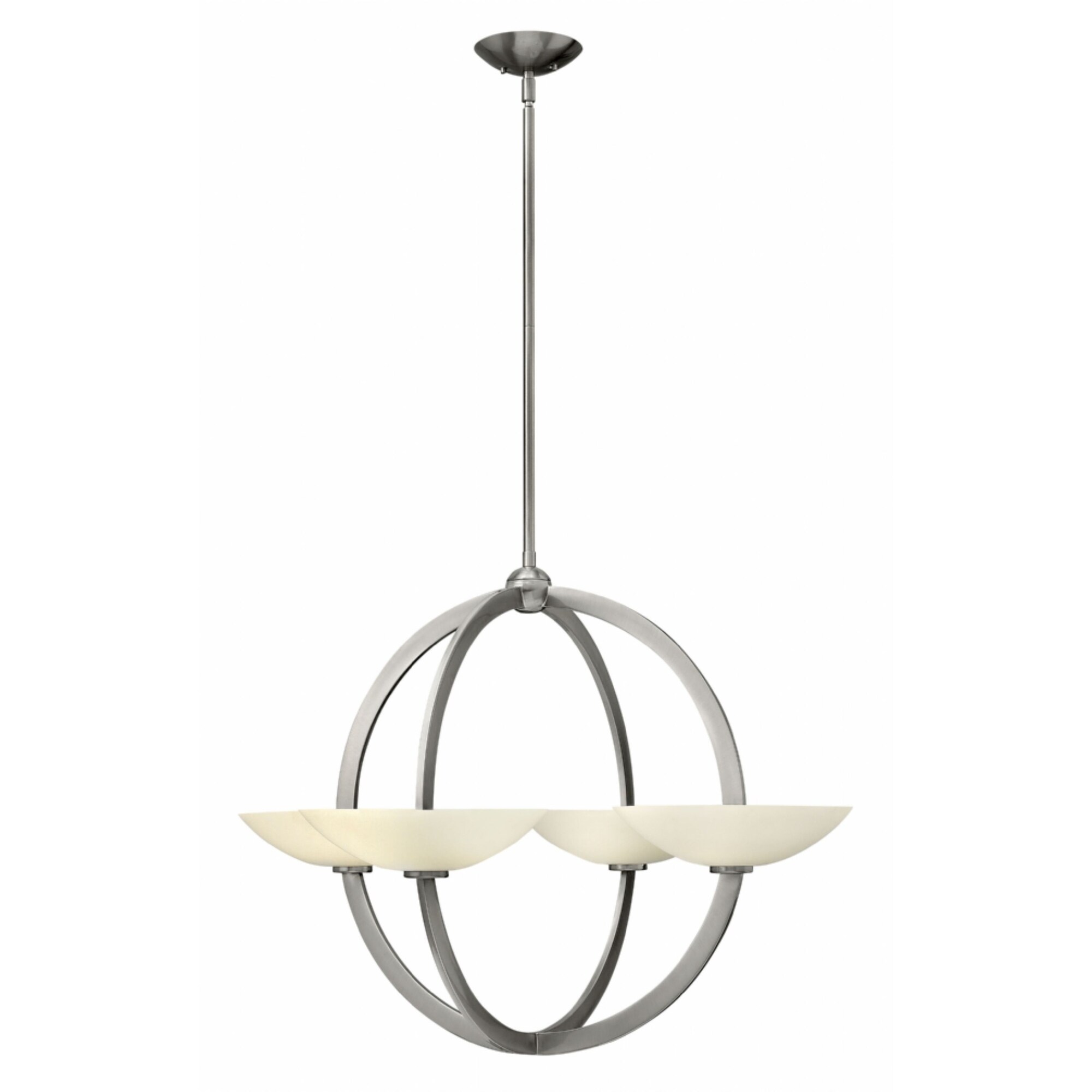 Fredrick Ramond Method 8-Light Chandelier in Brushed Nickel - Chandeliers For Bedrooms by Overstock.com