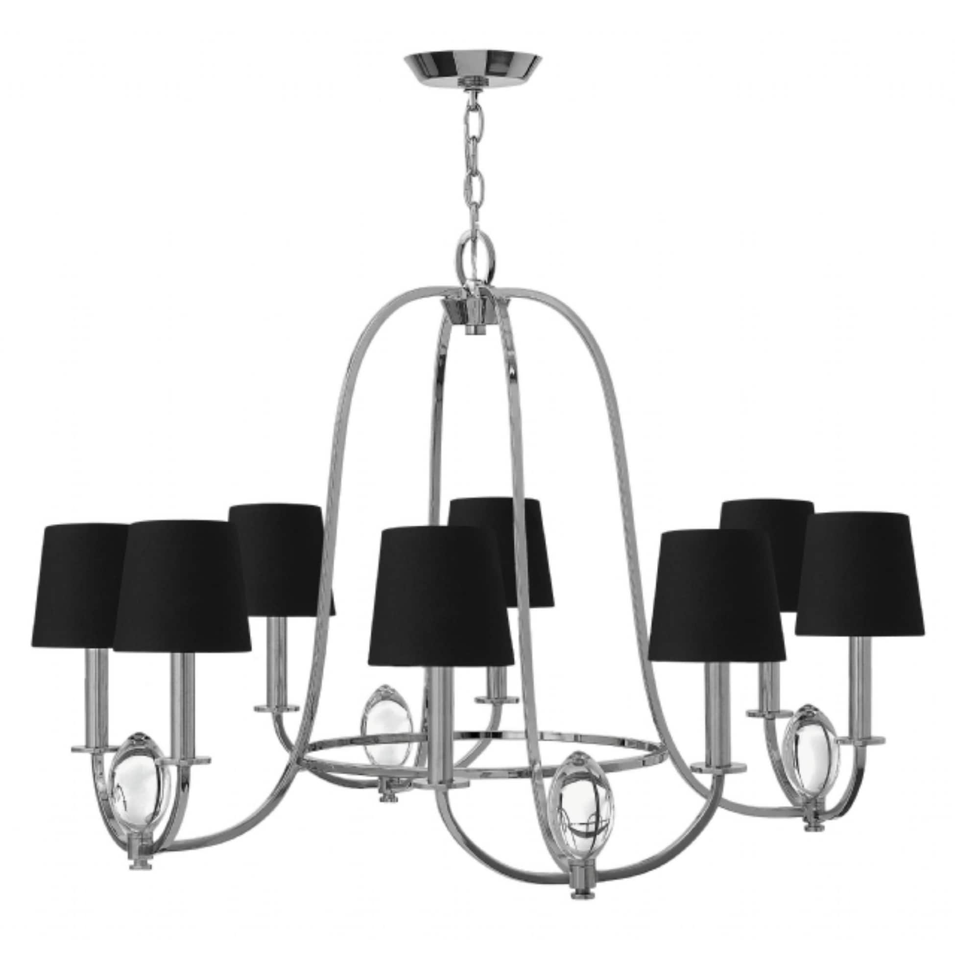 Hinkley Marielle 8-Light Chandelier in Chrome - Chandeliers For Bedrooms by Overstock.com