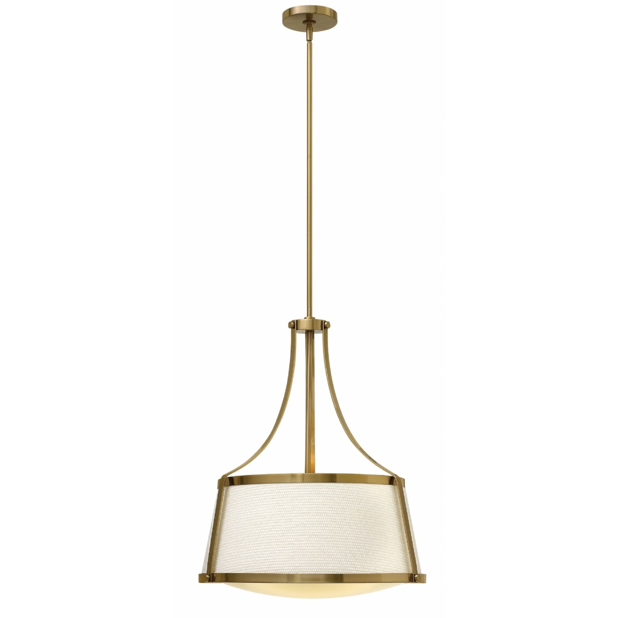 Hinkley Charlotte 3-Light Chandelier in Brushed Caramel - Chandeliers For Bedrooms by Overstock.com