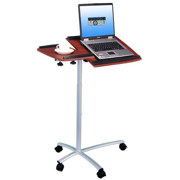 Shop Adjustable Ergonomic Laptop Computer Cart Desk Free