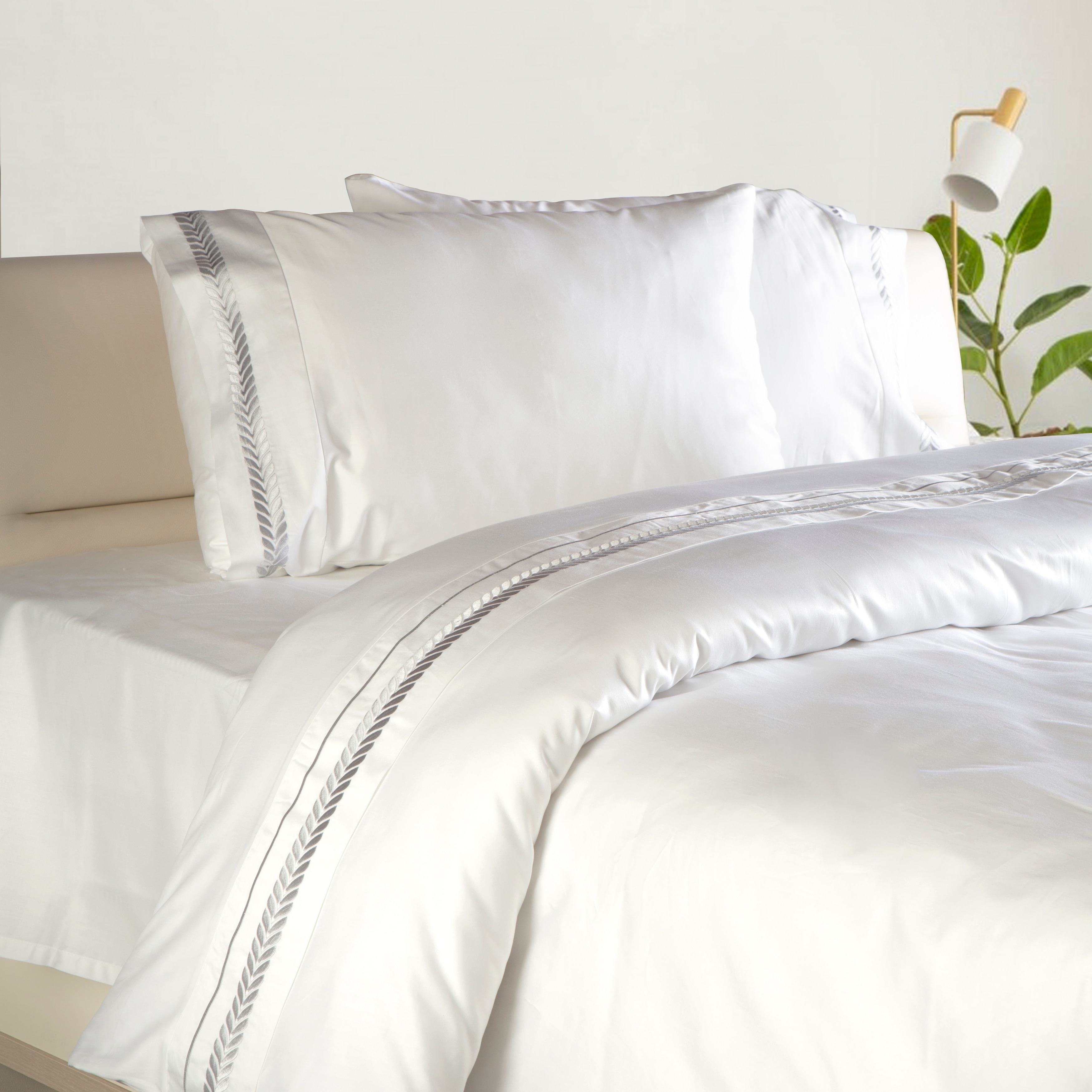 Shop Enchante Home Lafayette 3 Pieces Turkish Cotton Sateen Duvet