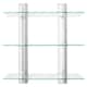 Danya B. Wall-mounted Glass Bathroom Shelving Unit