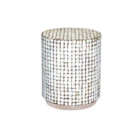 East At Main's Simon Coconut Round End Table