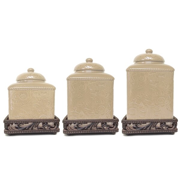 HiEnd Accents Canister and Base Set
