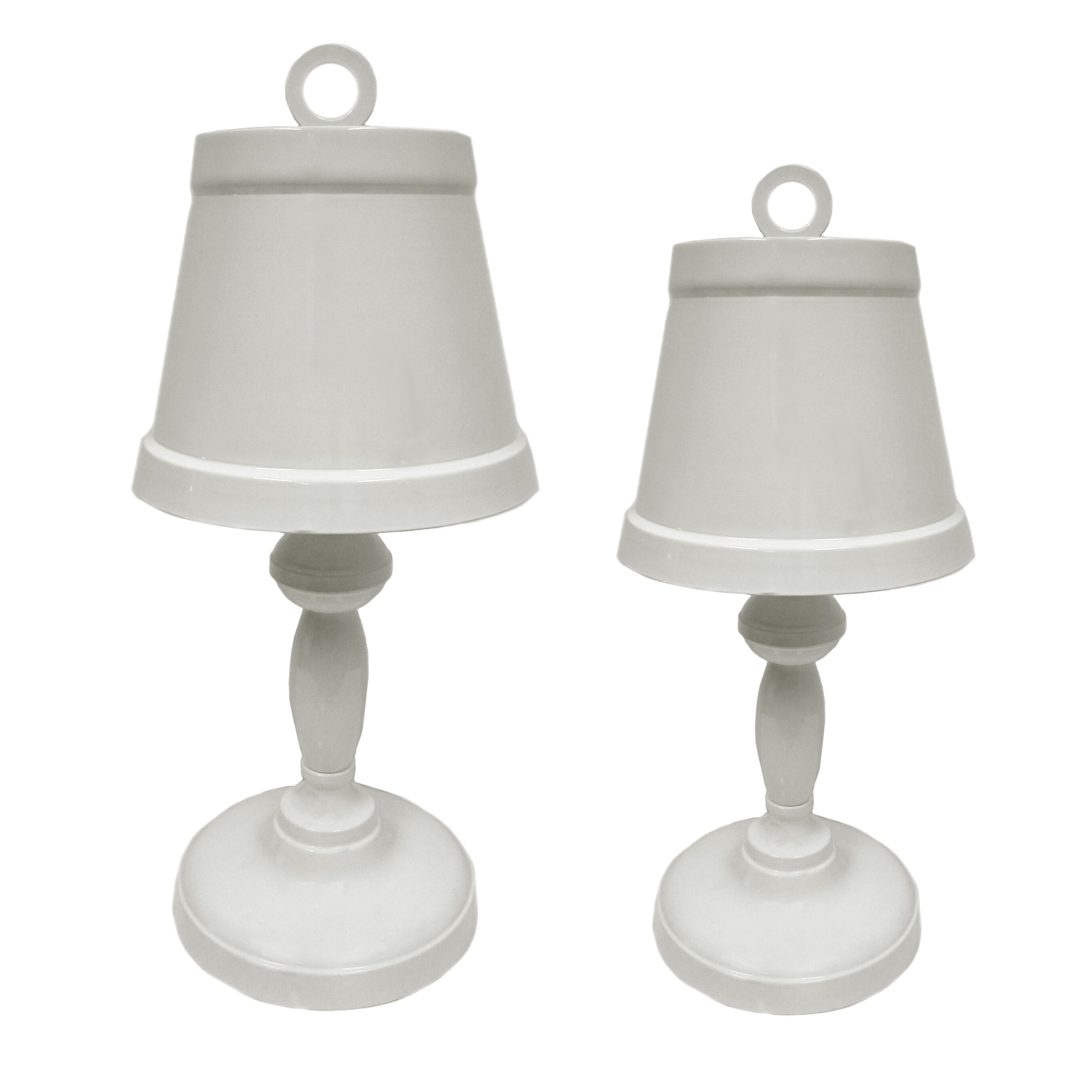 small white table lampshades