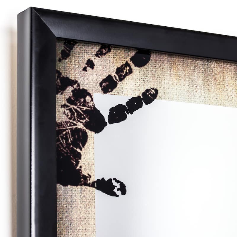 American Art Decor Man Cave Printed Framed Mirror - Brown - A