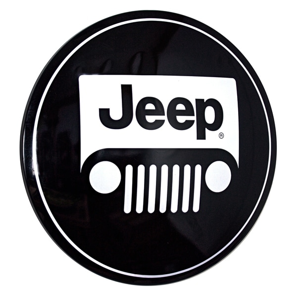 American Art Decor Licensed Jeep Logo Hanging Metal Sign Wall Decor