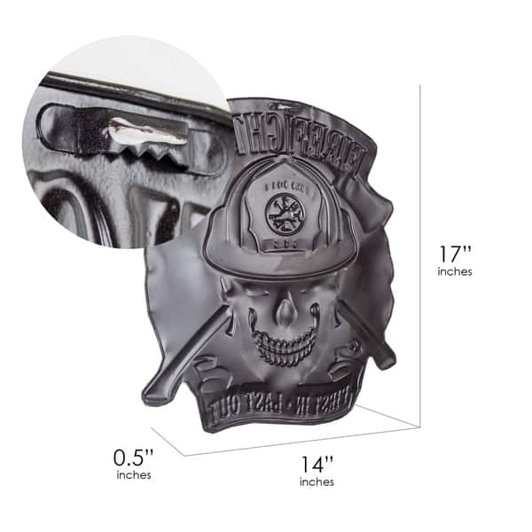 FIRST IN LAST OUT NEW IVORY Details about / FIREFIGHTER CHRISTMAS ORNAMENT