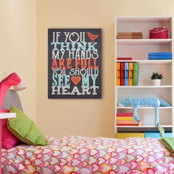 Shop American Art Decor If You Think My Hands Are Full Textual
