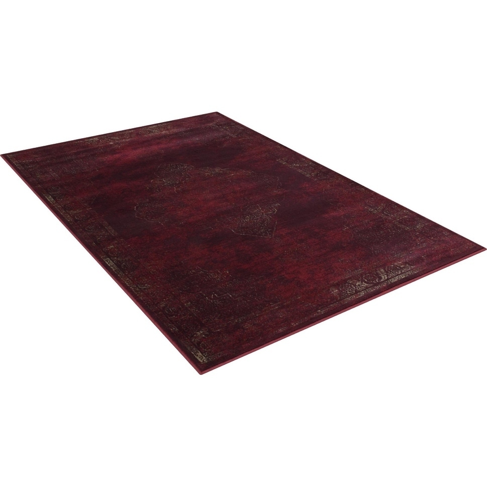 Dream Decor Rugs Parish Rio Burgundy Oriental Wool Area Rug - On Sale - Bed  Bath & Beyond - 10428973