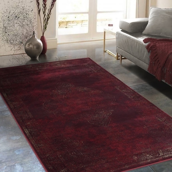 burgundy 5x7 area rug