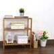 Kinbor 3-Tier Bamboo Bathroom Shelf Plant Flower Stand Tower Rack - Thumbnail 0