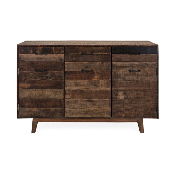 Shop Vintage Style Wooden Sideboard with 3 Drawers and 3 ...