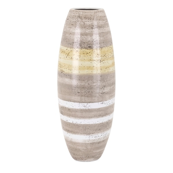 Large Size Ceramic Vase, Multicolor