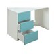 preview thumbnail 4 of 3, ACME Nerice Loft Bed, White & Teal