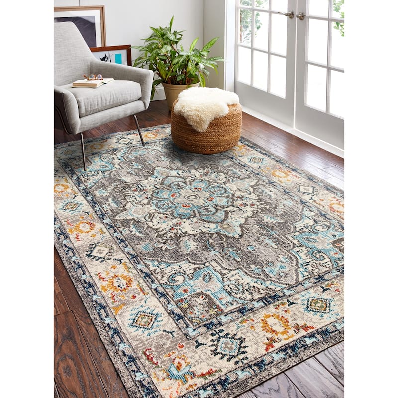 Bashian Bessemer Beige Power Loomed Area Rug