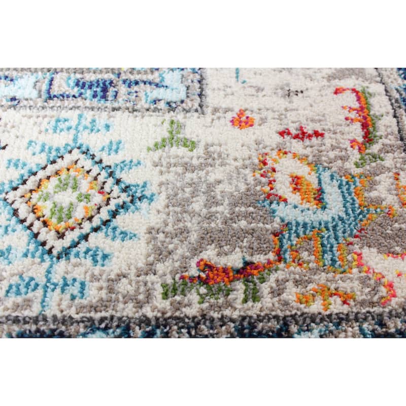 Bashian Bessemer Beige Power Loomed Area Rug