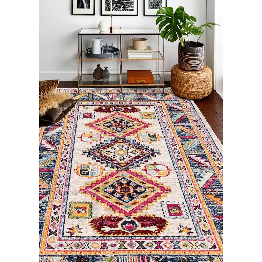 Bashian Lee Ivory Power Loomed Area Rug