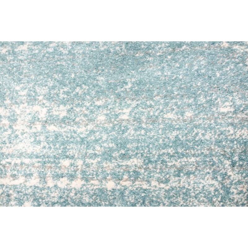 Bashian Audrey Transitional Distressed Floral Dot Area Rug