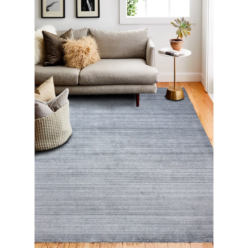 Bashian Hand Loomed Zaha Wool And Viscose Rug