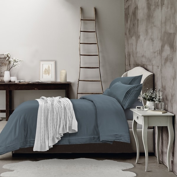 Lauren Taylor- Hotel Pleated Duvet Cover Set