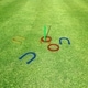 preview thumbnail 4 of 4, 2 in 1 Horseshoe & Ring Toss Outdoor Combo by Hey Play