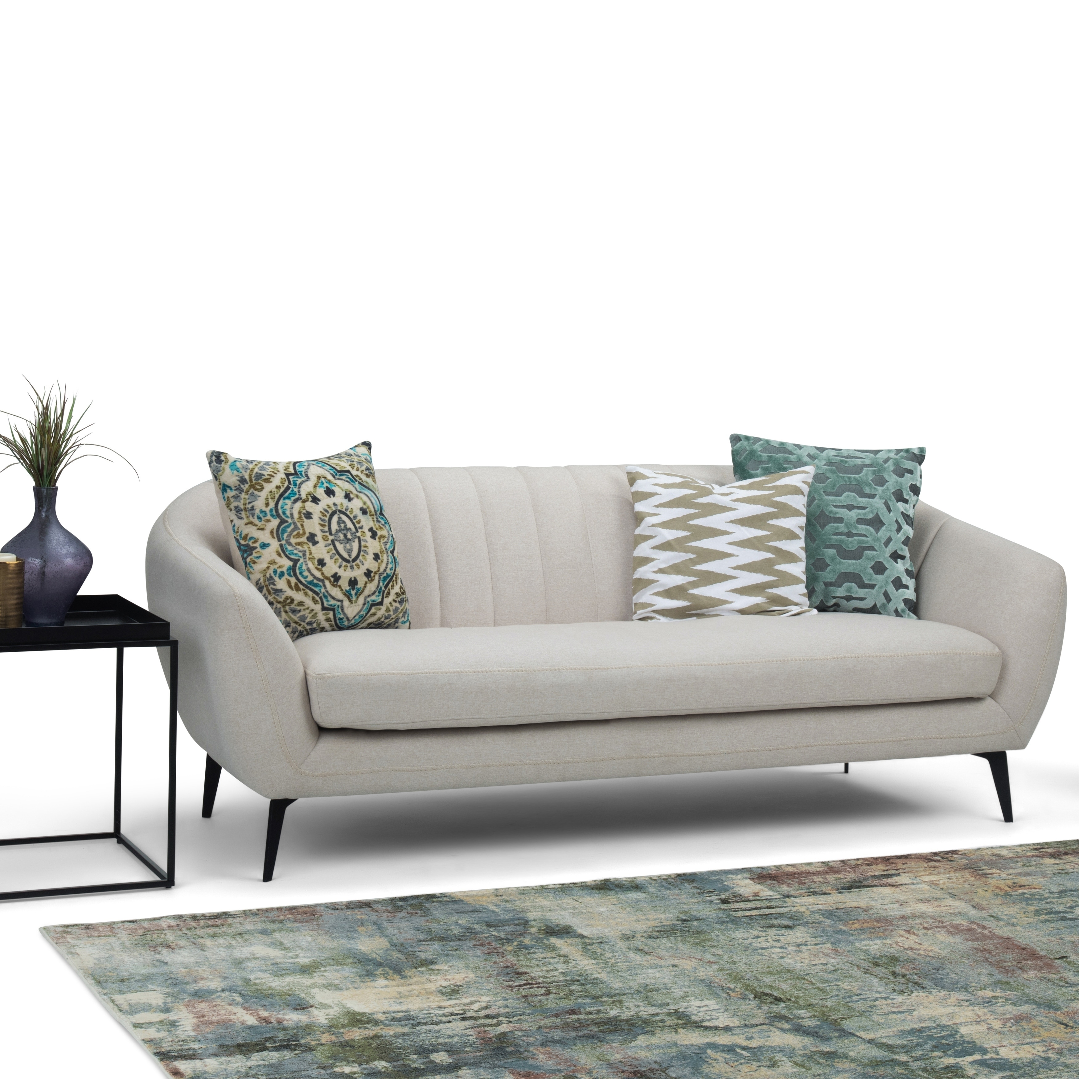 Shop Wyndenhall Rayel Mid Century Modern 75 Inch Wide Sofa In