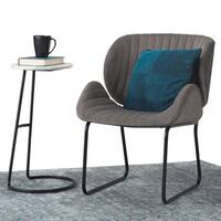 Carson Carrington Kankberg Taupe Accent Chair - 23.6"W x 26.4"D x 32.7"H