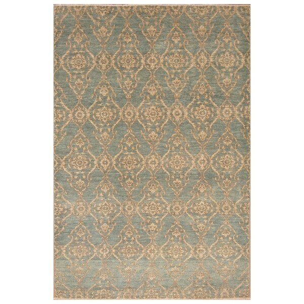 Handmade Vegetable Dye Ikat Wool Rug (Afghanistan) - 6' x 9'