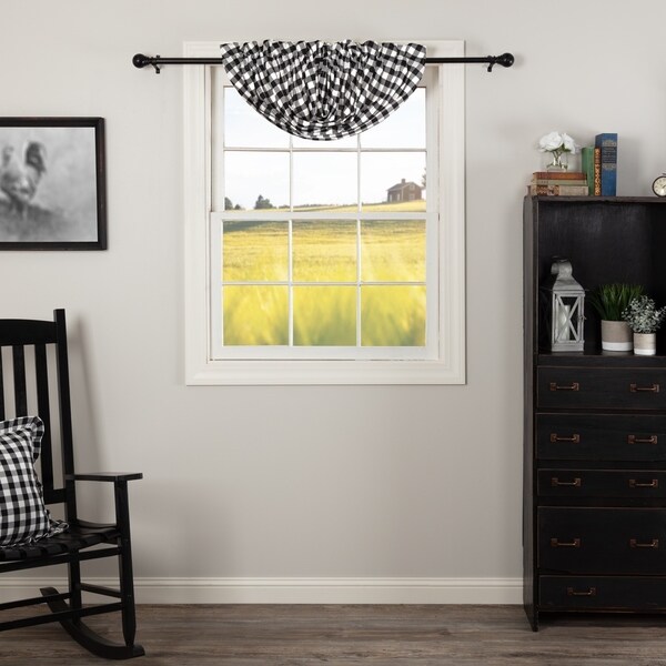 Shop Annie Buffalo Check Balloon Valance 15x60 - Free Shipping On