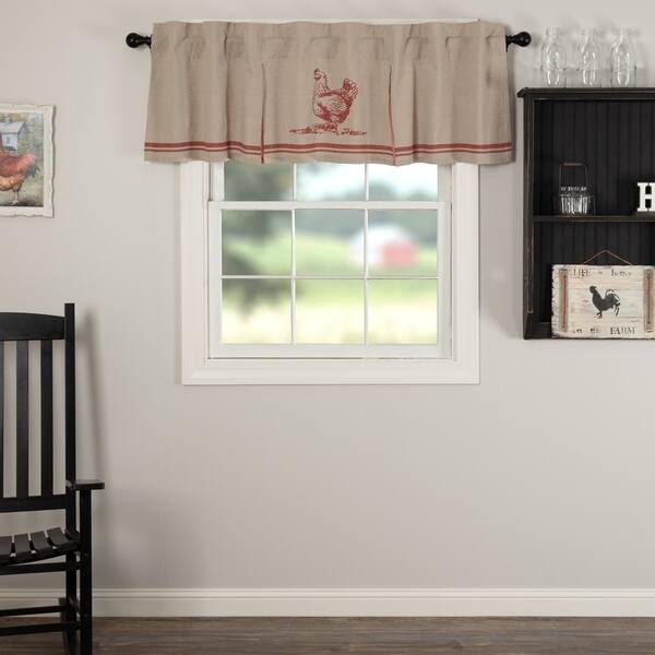 Shop Sawyer Mill Chicken Valance Pleated Free Shipping On Orders