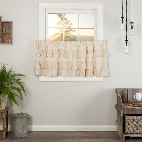 Simple Life Flax Ruffled Tier Set of 2