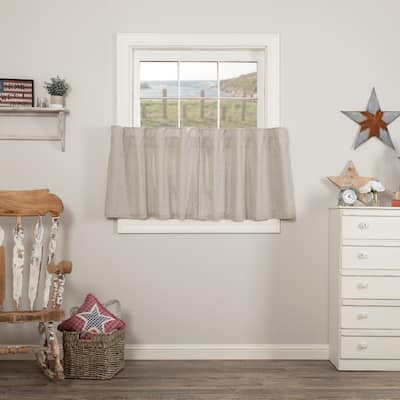 Hatteras Seersucker Blue Ticking Stripe Tier Set of 2