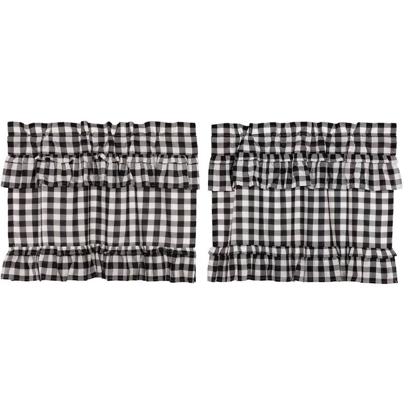 Annie Buffalo Check Ruffled Tier Set of 2