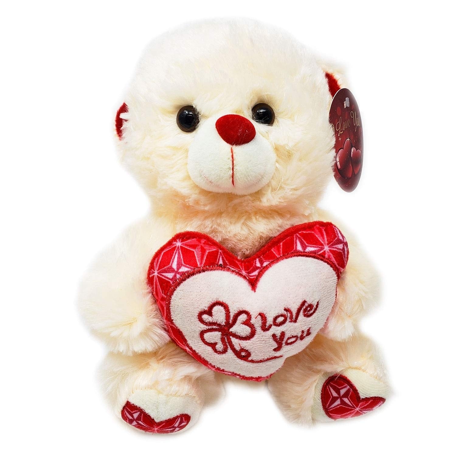 stuffed bear with heart