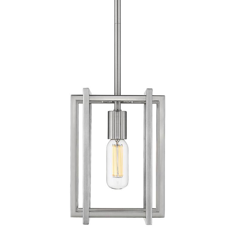 Strick & Bolton Norwood Black/ Aged Brass Mini Pendant