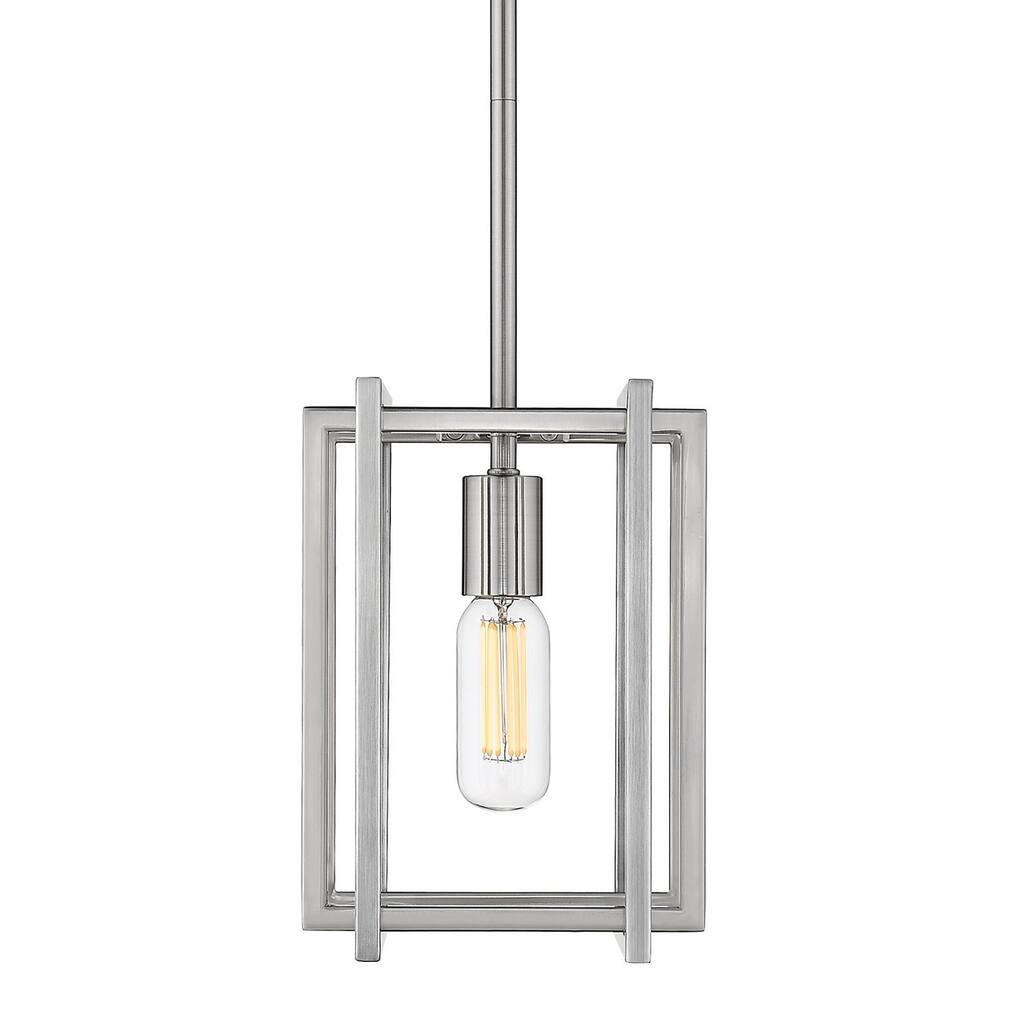 Strick & Bolton Norwood Black/ Aged Brass Mini Pendant
