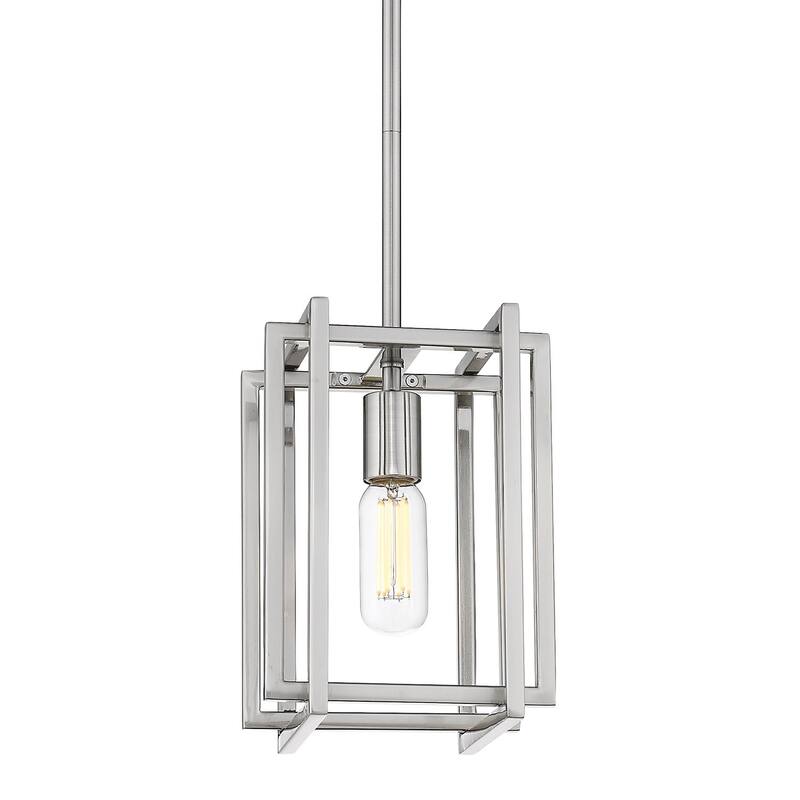 Strick & Bolton Norwood Black/ Aged Brass Mini Pendant